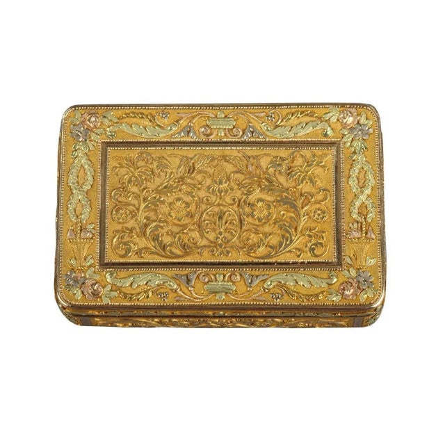 Early 19th Century Gold Box For Sale - Image 4 of 13