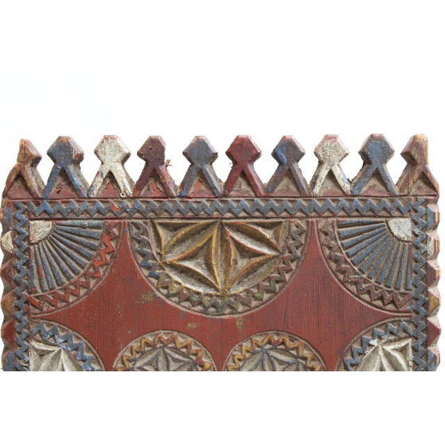 Rustic European Folk Art Weavers Distaff Item B. For Sale - Image 3 of 11