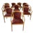 1990s Hank Lowenstein Office or Dining Room Chairs - Set of 8 For Sale