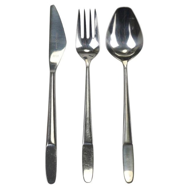 Model 2070 Flatware Cutlery by Helmut Alder for Amboss, Austria, 1960s, Set of 3 For Sale - Image 13 of 13