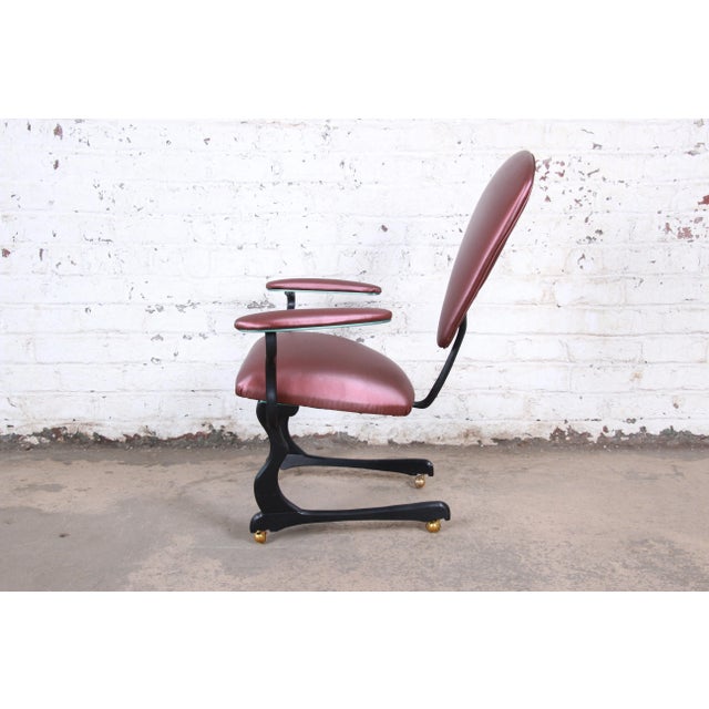 Metal Peter Handler Custom Handmade "Pteranodon" Postmodern Desk Chair, 2008 For Sale - Image 7 of 13