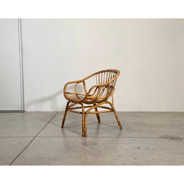 Rattan and Bamboo Living Room Set, Set of 5 For Sale - Image 18 of 18