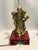 Vintage Tony Duquette Style Bespoke Parcel Gilt Guan Yu Table Lamp by Turtle & Crane -Newly Painted For Sale - Image 12 of 16