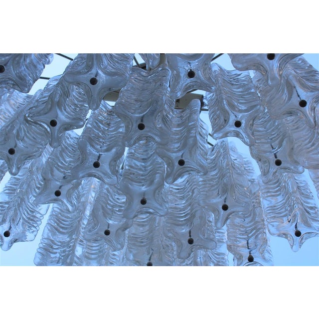Mid-Century Modern Square Chandelier from Venini, Italy, 1960s For Sale - Image 3 of 18