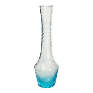 1960s Pilgrim Optical Glass Bud Vase