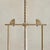 1940s Italian Murano Fluted Glass + Brass 8-Arm Chandelier, 1940s For Sale - Image 5 of 11