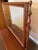 Pennsylvania House Vintage Cherry Wood Mens Valet Mirror For Sale - Image 4 of 5