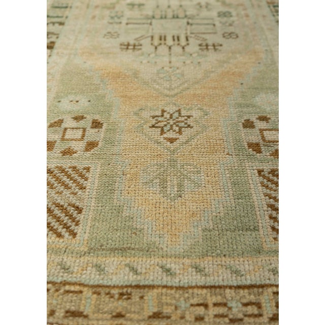 Turkish Turkish Mini Rug Oriental Hand Knotted Vintage Rug 1'7" x 3'2" #21072 For Sale - Image 3 of 8