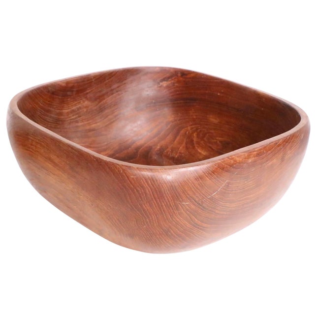 Seven Piece Mid Century Teak Salads Set Made in Thailand by Good Wood C. 1950/70s For Sale - Image 13 of 14
