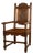 Antique Welsh Carved Oak Eisteddfod Bardic Chair Newmarket Trelawnyd Wales 1901 For Sale