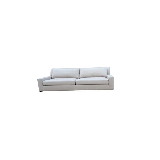 Restoration Hardware (Rh) Parisian Track Arm Sofa – Luxe Depth, 9' – Holland & Sherry Wool Twill in Dove For Sale In Columbus - Image 6 of 8
