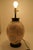 Late 20th Century Black & Ivory Geometric Chulucanas Pottery Lamp – Handcrafted Peruvian Art Spiral Table Lamp For Sale In Wichita - Image 6 of 6