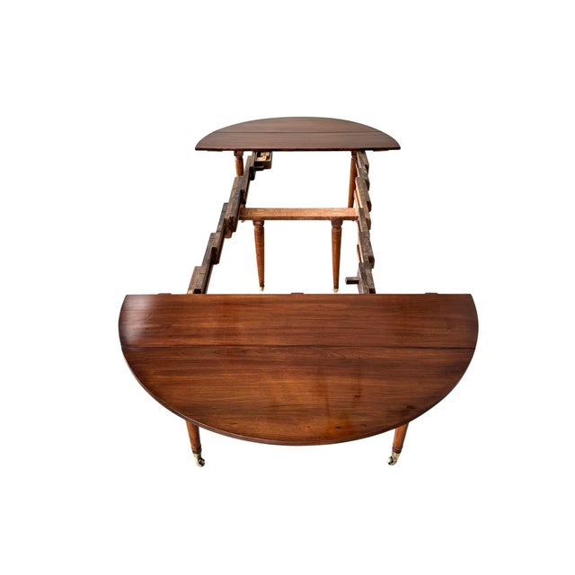 18th Century Louis XVI Walnut Extension Dining Table For Sale - Image 10 of 10