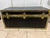 Antique Everlite Black and Brass Steamer Trunk Made in Canada For Sale - Image 11 of 13
