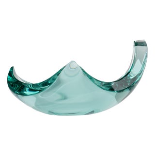 Decorative Dish Bowl by Erwin Walter Burger for Fontana Arte, 1970s For Sale