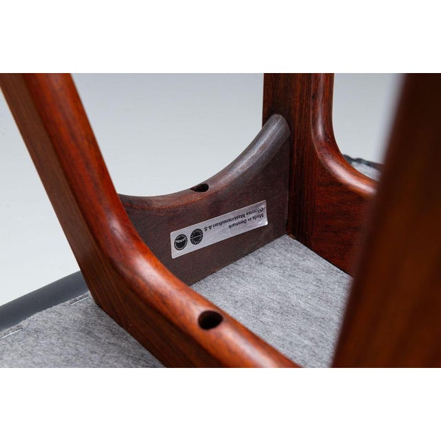 OD61 Bar Stools in Santos Rosewood by Erik Buck for Oddense, Denmark, 1965, Set of 3 For Sale - Image 11 of 12