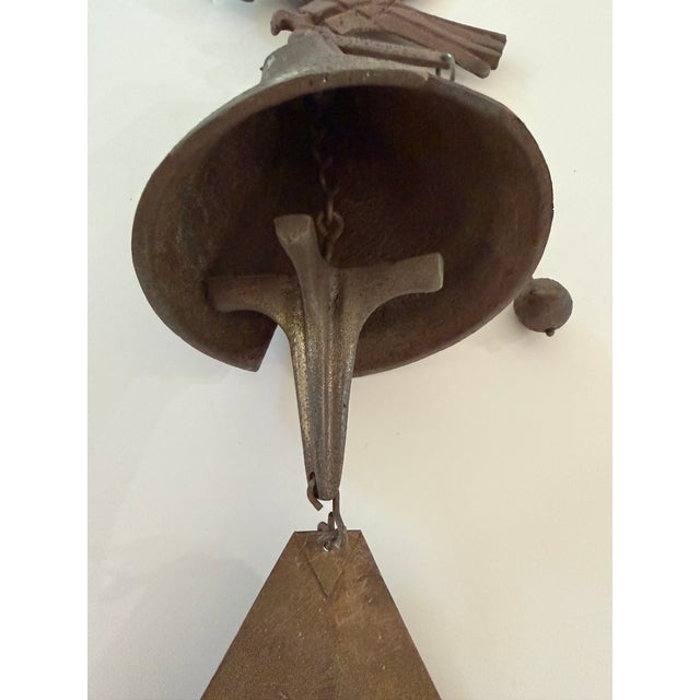 Cosanti Originals Cast Bronze 'Save the Wilderness' Eagle Wind Bell, Chime For Sale - Image 9 of 12