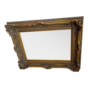 Vintage Provincial Style Large Gold Gilt Mirror