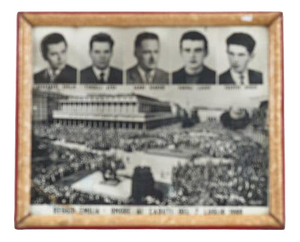 Commemorative Poster for Reggio Emilia Honor to the Fallen of July 7, 1961