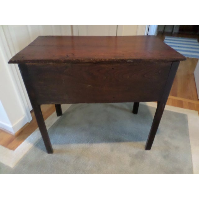 Traditional Late 18th Century George III Oak Lowboy For Sale - Image 3 of 13