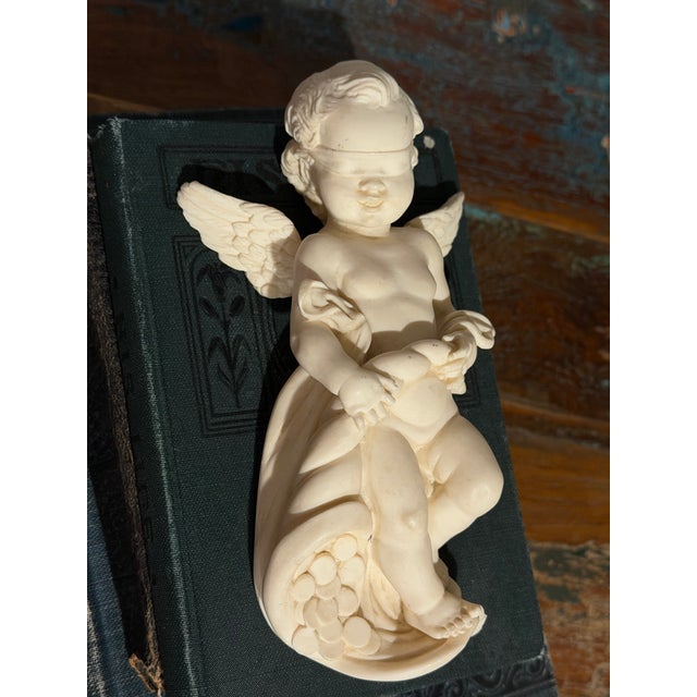 Add a touch of vintage European charm to your space with this beautiful set of two Italian cherub wall plaques. This set...
