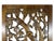 Large hand carved solid wood wall hanging panel with floral and pair of peacock bird design. It is a stunning piece for...
