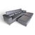2000 - 2009 DS-7 Corner Sofa with Ottoman in Grey Leather from de Sede, 2000s, Set of 3 For Sale - Image 5 of 7