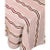 Misette Monaco Stripe Linen Embroidered Tablecloth, Pink For Sale