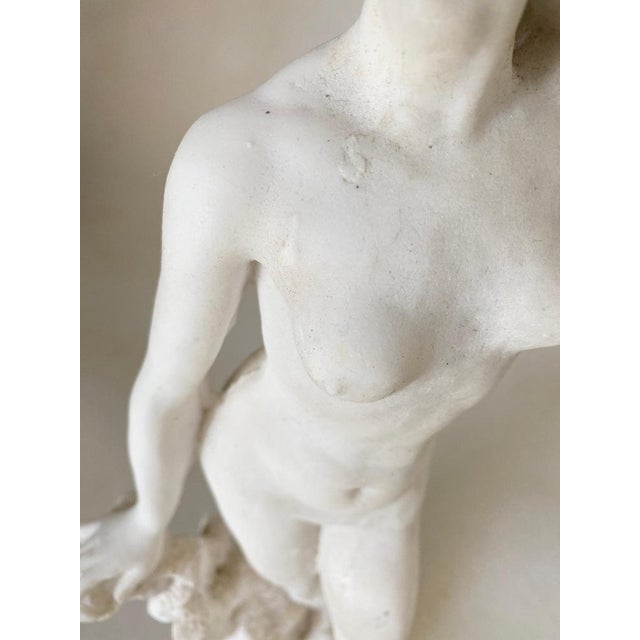 Female Figurine in Marble Powder, France, 20th Century For Sale - Image 4 of 18