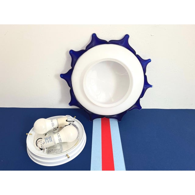 Mid Century Italian Sun Flush Light For Sale - Image 17 of 17