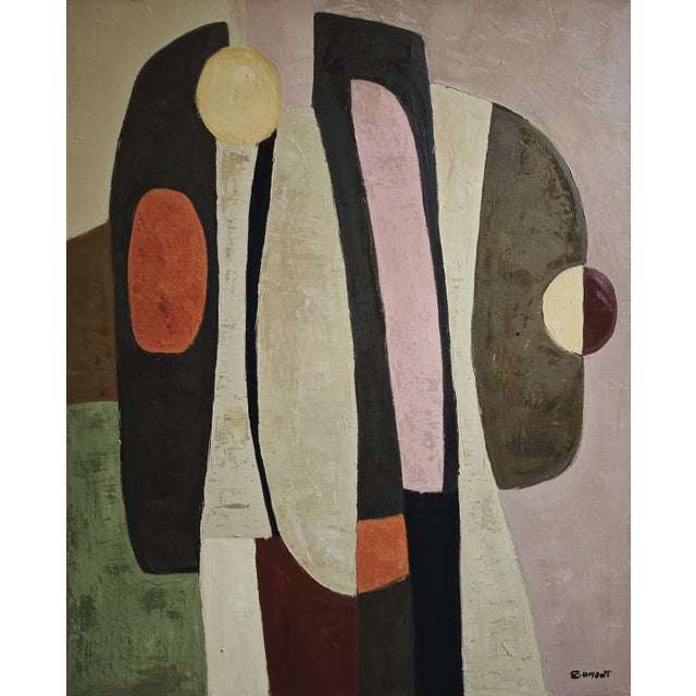 Conversion – Abstract Geometric Contemporary Oil Painting by Sophie Dumont For Sale - Image 4 of 10