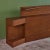 Custom American Walnut King Headboard With Nightstands For Sale - Image 4 of 12