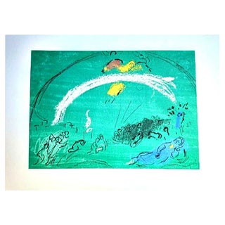 Marc Chagall, Noah and the Rainbow, Limited Edition Lithograph, 1986 For Sale