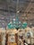 Modern Modern Murano Teal Glass Chandelier For Sale - Image 3 of 9