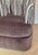 Revelation Abstract Modern Chocolate Brown and Gray Hot Wing Wingback Swivel Chairs Pair For Sale In Atlanta - Image 6 of 9