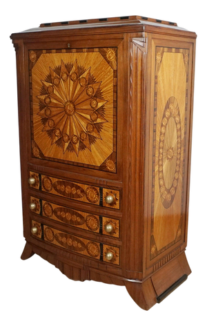 Vintage Art Deco Secretaire, 1930s