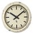 Vintage Industrial Factory Wall Clock from Siemens, 1950s For Sale