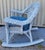 Early 20th Century Early 20th Century Childs Bar Harbor Wicker Rocking Chair For Sale - Image 5 of 8