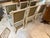 Italian Late 20th Century Italian Regency Carved Faux Bois Cerused Dining Chairs - Set of 6 For Sale - Image 3 of 9