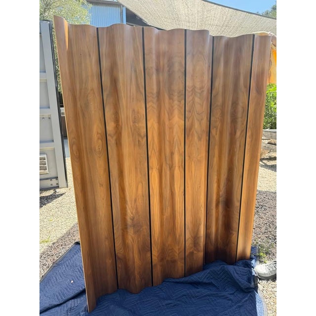 Mid-Century Modern Herman Miller Eames Molded Plywood Folding Screen Walnut For Sale - Image 3 of 6