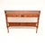 An absolutely beautiful and large antique inlaid yew wood console table. This was made in England in the Sheraton revival...