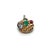 Mid-Century Modern Vintage, Seaman Schepps Diamond and Multigem Pendant For Sale - Image 3 of 8