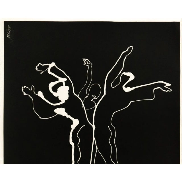Date: 1985 Size: 34 x 48 inches Artist: Josef Flejsar (hand signed) About the artist: Josef Flejsar was a graphic designer...