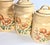 Ceramic Wildflower Stoneware Canisters- Set of Four For Sale - Image 7 of 10