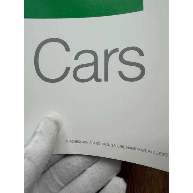 1980s Andy Warhol, Mercedes Benz 300 Sl Coupé, Cars Series, 1988, Paper For Sale - Image 5 of 14