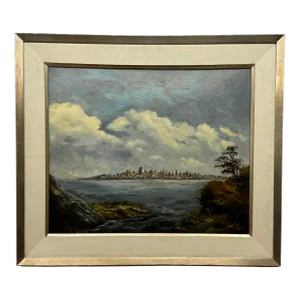 Coastline Landscape With San Francisco Skyline
