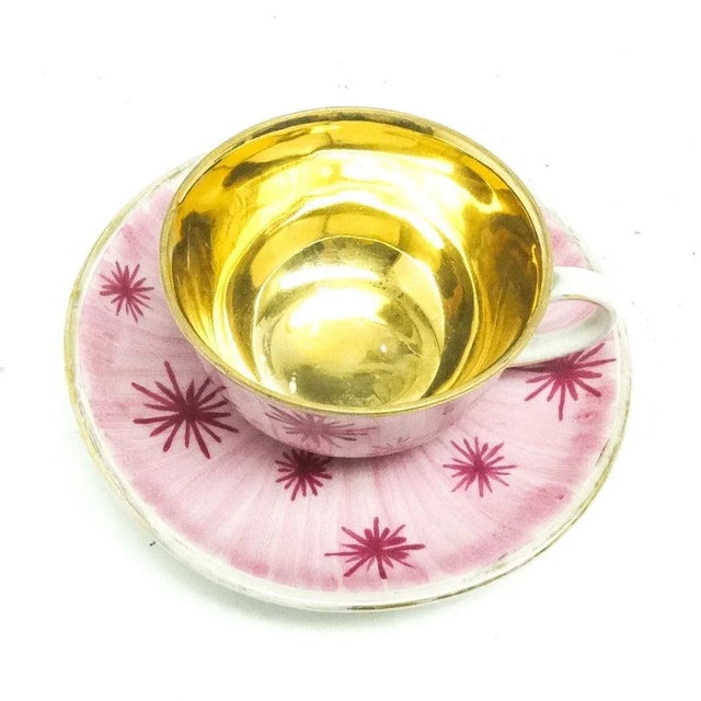 Ceramic Hand-Painted Porcelain Karolina Cup from Department Kwiatogal, Poland, 1960s For Sale - Image 7 of 10