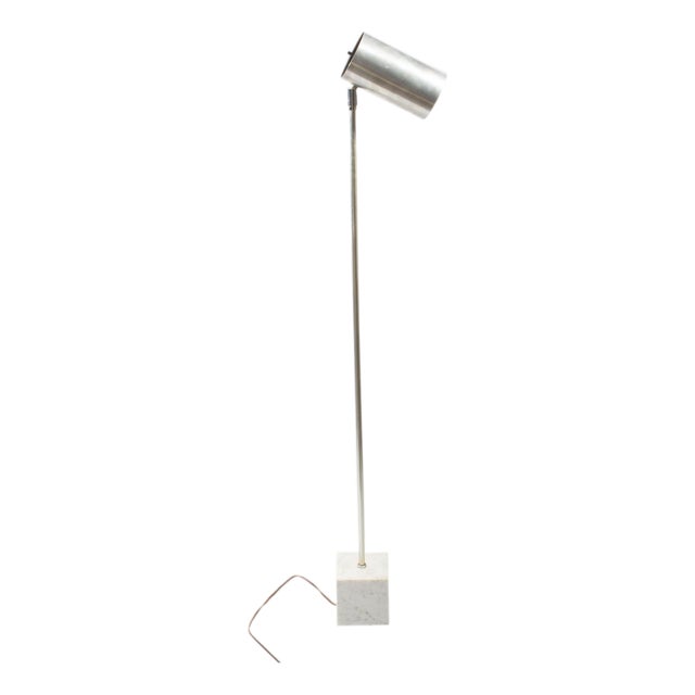 Mid 20th Century Koch & Lowy Omi Floor Lamp With Marble Base For Sale