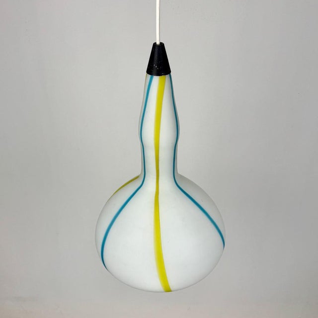 1950s Murano Glass Pendant Lamp from Stilnovo, Italy, 1950s For Sale - Image 5 of 8
