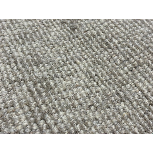Greige Rh Thana Performance Rug – 9' × 12' Oatmeal | Handwoven Wool Blend | Sculptural Pebbled Texture For Sale - Image 8 of 18